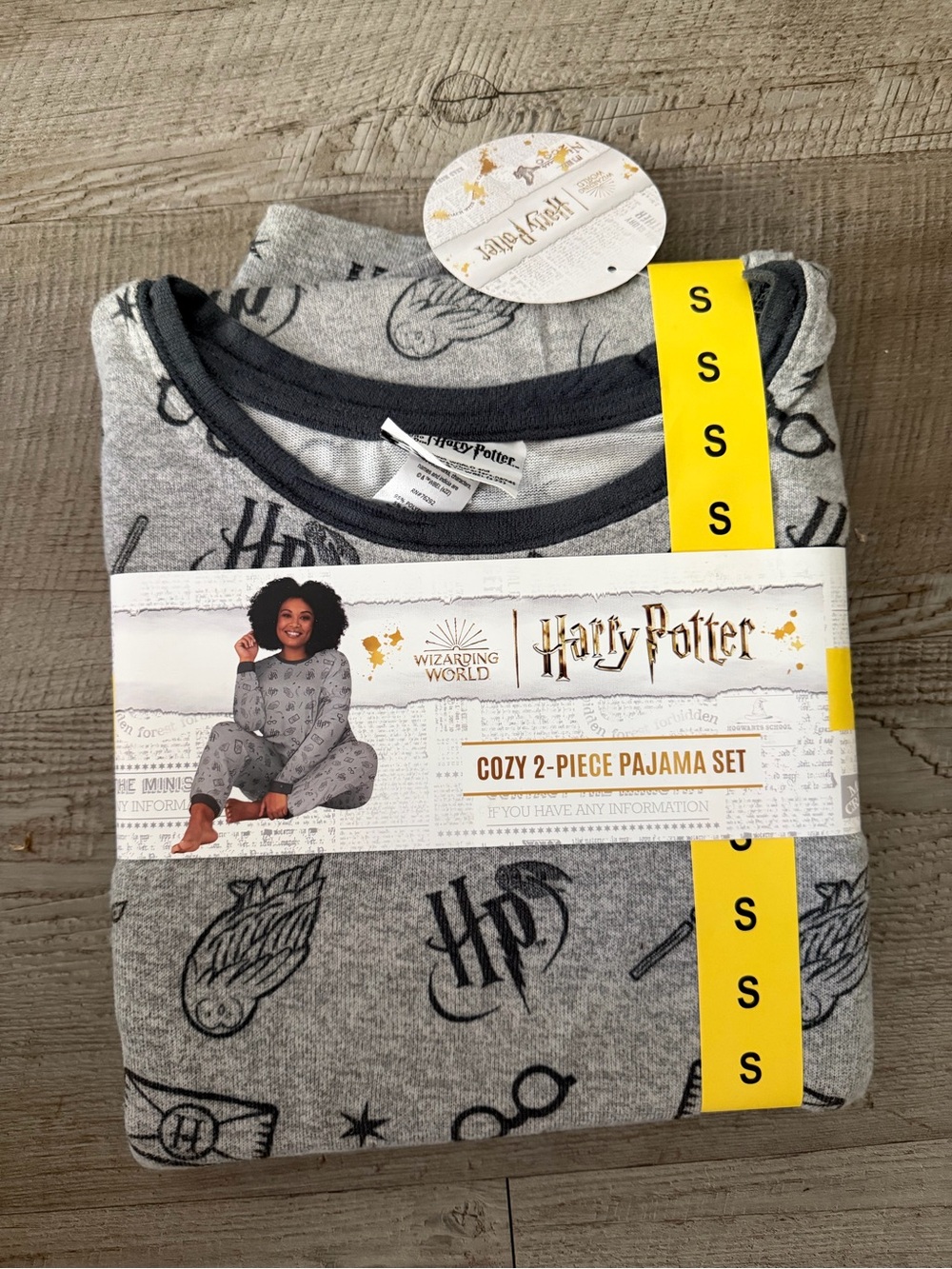 Harry Potter 2-Piece Grey Pajama Set
